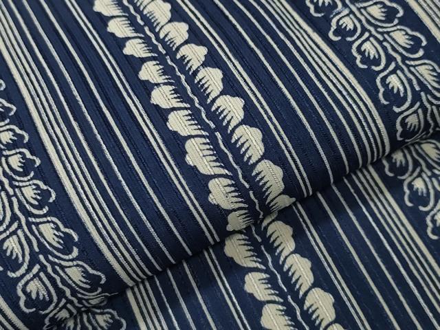 平和屋着物＊夏物 縦絽紬 草木間道 正絹 逸品 CAAW9934gh