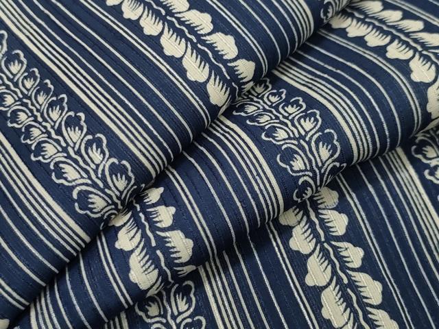 平和屋着物＊夏物 縦絽紬 草木間道 正絹 逸品 CAAW9934gh