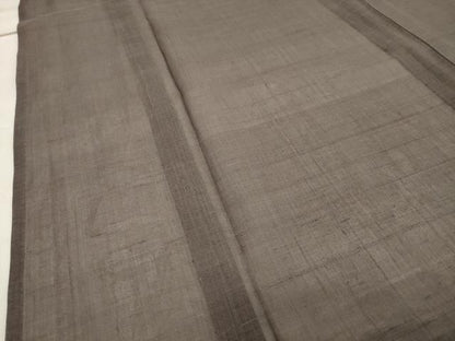 平和屋着物＊夏物 紗紬 樺茶色 正絹 逸品 CAAW9935gh