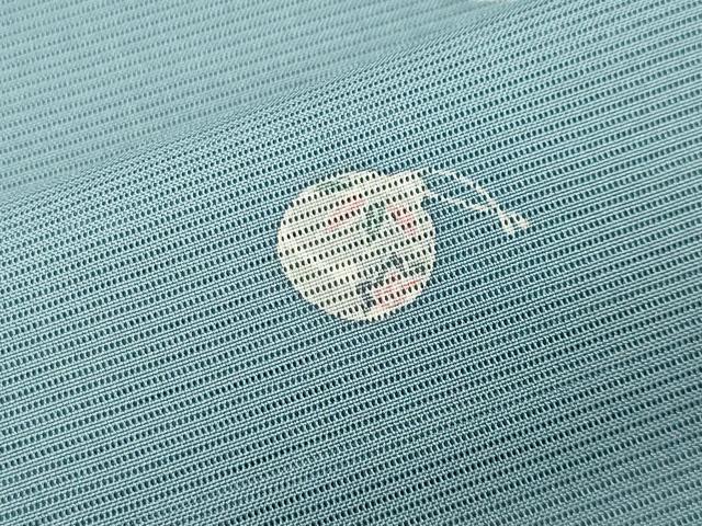 平和屋着物＊夏物　小紋　絽　鈴花蝶文　正絹　逸品　CAAW9941gh