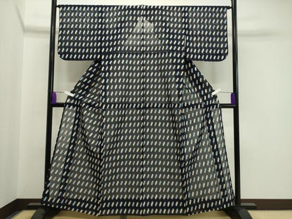 平和屋着物＊夏物 紗紬 吉祥文 正絹 逸品 CAAW9947gh
