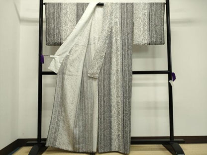 平和屋着物＊夏物 小紋 絽 吉祥間道 正絹 逸品 CAAW9952gh