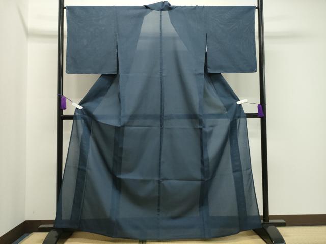 平和屋着物＊夏物 江戸小紋 絽 鮫小紋柄 正絹 逸品 CAAW9954gh