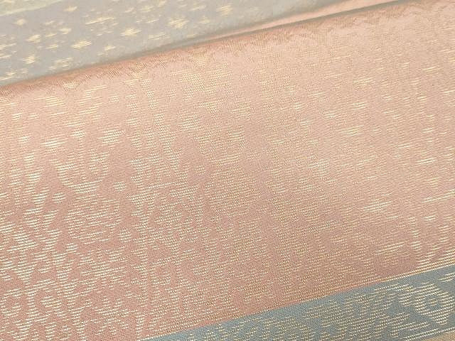 平和屋着物●両面　全通柄　本袋帯　横段花文　金糸　正絹　逸品　CAAX0524yk