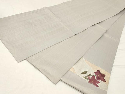 平和屋着物●太鼓柄袋帯　枝葉文　金糸　正絹　逸品　CAAX0530yk