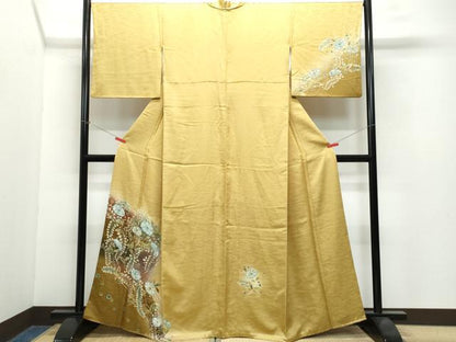 平和屋着物●訪問着 辻が花 さが美扱い 正絹 逸品 CAAX0807vf