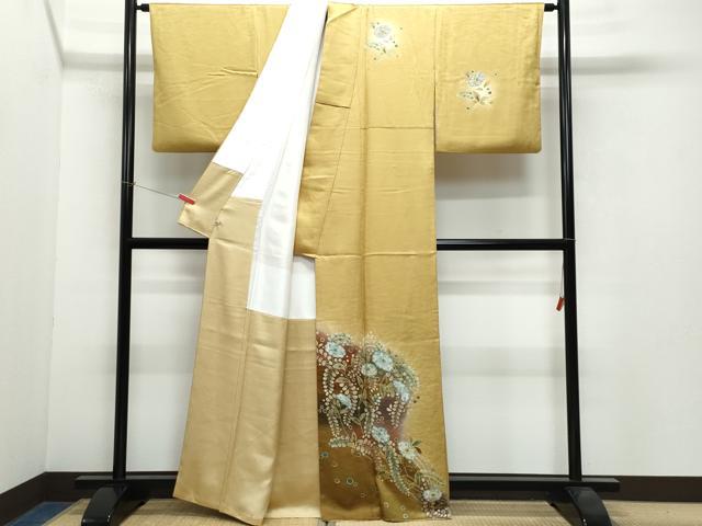 平和屋着物●訪問着 辻が花 さが美扱い 正絹 逸品 CAAX0807vf