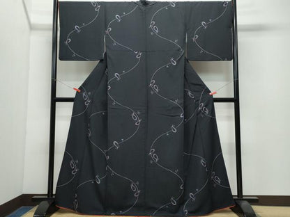 平和屋着物●上質な小紋 成り物 正絹 逸品 CAAX0855vf