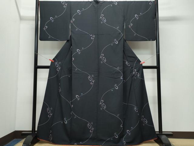 平和屋着物●上質な小紋 成り物 正絹 逸品 CAAX0855vf