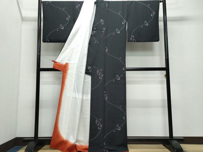 平和屋着物●上質な小紋 成り物 正絹 逸品 CAAX0855vf