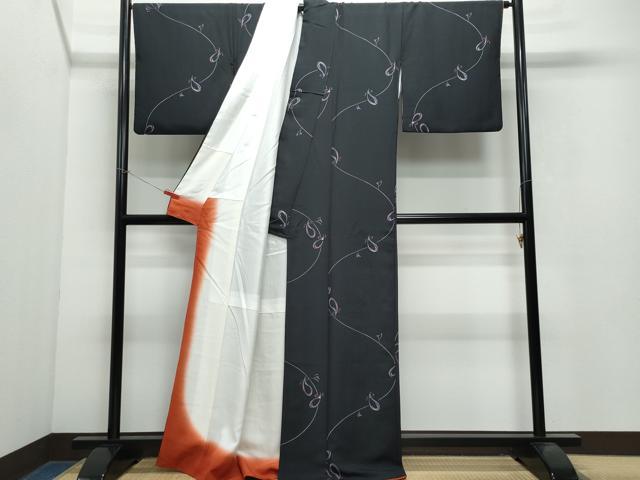 平和屋着物●上質な小紋 成り物 正絹 逸品 CAAX0855vf