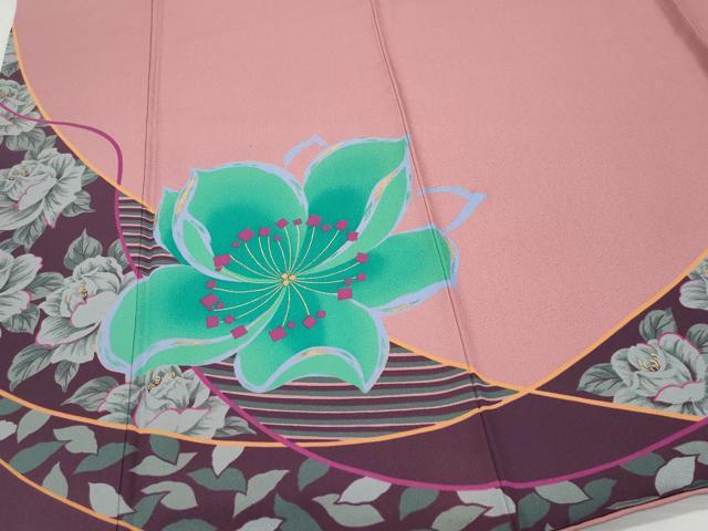 平和屋着物●豪華振袖　舞花文　金彩　正絹　逸品　CAAX0893vf