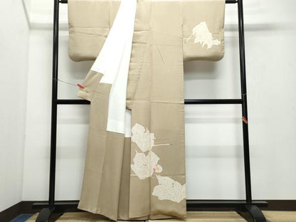 平和屋着物●訪問着 椿 高島屋扱い 正絹 逸品 CAAX0899vf