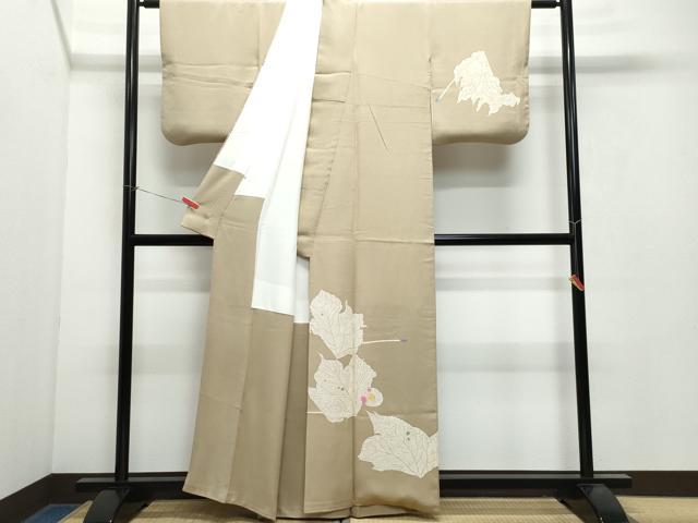 平和屋着物●訪問着 椿 高島屋扱い 正絹 逸品 CAAX0899vf