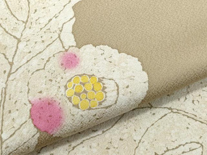 平和屋着物●訪問着 椿 高島屋扱い 正絹 逸品 CAAX0899vf