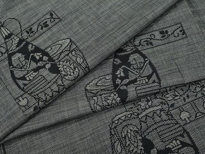 平和屋着物●本場大島紬　9マルキ　陶器壁画文様　正絹　逸品　CAAX0910vf