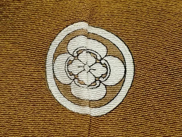平和屋着物●上質な色無地　作家物　芝翫茶色　正絹　逸品　未使用　CAAX0915vf