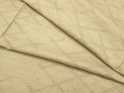 平和屋着物●上質な紬 菱文 正絹 逸品 CAAX0946vf