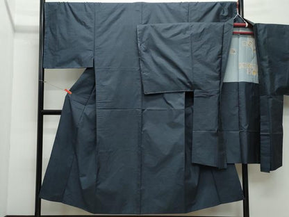 平和屋着物●男性 本場大島紬 アンサンブル 100亀甲 総詰め 正絹 逸品 CAAX0962vf