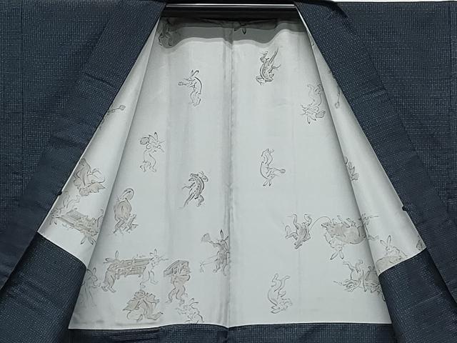 平和屋着物●男性 本場大島紬 アンサンブル 吉祥文 正絹 逸品 CAAX0963vf