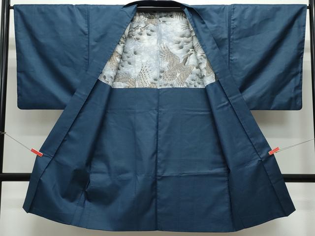 平和屋着物●男性　紬　アンサンブル　吉祥文　正絹　逸品　CAAX0965vf