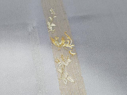 平和屋着物●豪華色留袖 総刺繍 駒刺繍 鳳凰華文 金銀糸 正絹 逸品 CAAX1000vf