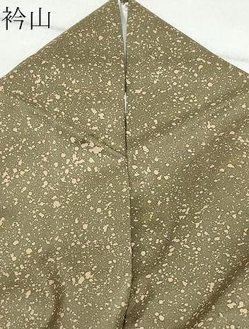 平和屋着物●訪問着　本場染大島紬　刺繍　草花文　たたき染め　金糸　正絹　逸品　CAAX1007vf