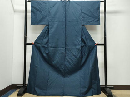 平和屋着物●上質な紬 十字絣 正絹 逸品 CAAX1016vf