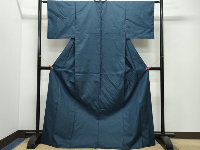 平和屋着物●上質な紬 十字絣 正絹 逸品 CAAX1016vf
