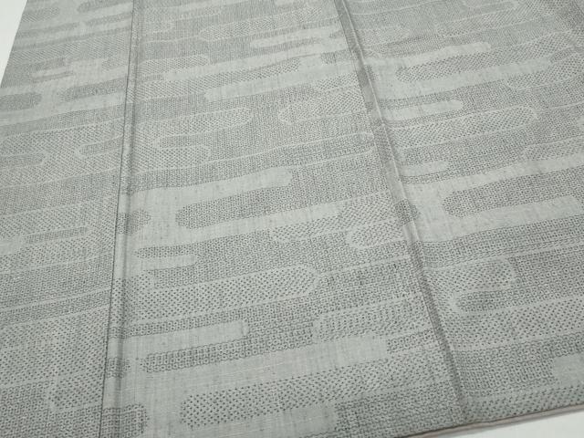 平和屋着物●結城紬 80亀甲 エ霞文 正絹 逸品 CAAX1022vf