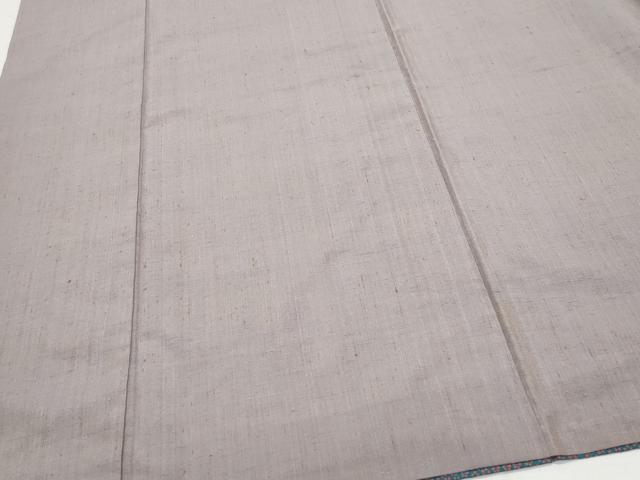 平和屋着物●ぜんまい紬　霞文　正絹　逸品　CAAX1023vf