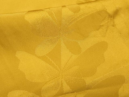 平和屋着物●豪華振袖・長襦袢セット　友禅　作家物　吉祥草花文　正絹　逸品　CAAX1025vf