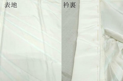 平和屋着物●長襦袢 無双仕立て 斜線文 暈し染め 正絹 逸品 CAAX1100vf