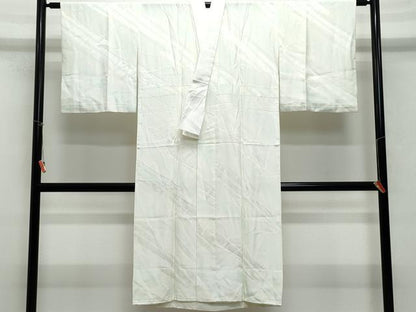 平和屋着物●長襦袢 無双仕立て 斜線文 暈し染め 正絹 逸品 CAAX1100vf
