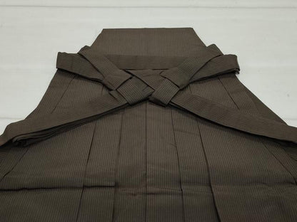 平和屋着物●男性 馬乗り袴 間道 正絹 逸品 CAAX1106vf
