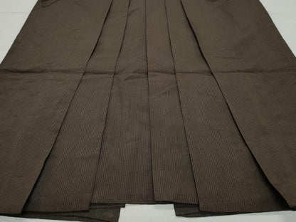 平和屋着物●男性 馬乗り袴 間道 正絹 逸品 CAAX1106vf