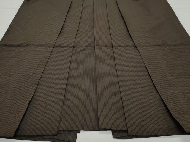 平和屋着物●男性 馬乗り袴 間道 正絹 逸品 CAAX1106vf