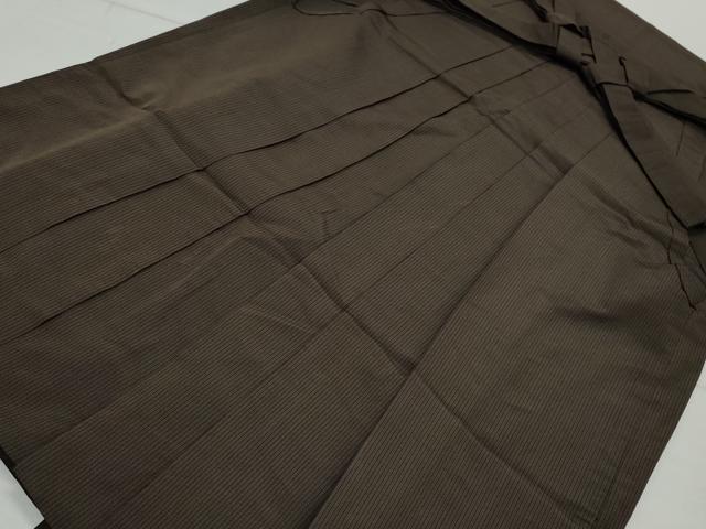 平和屋着物●男性 馬乗り袴 間道 正絹 逸品 CAAX1106vf