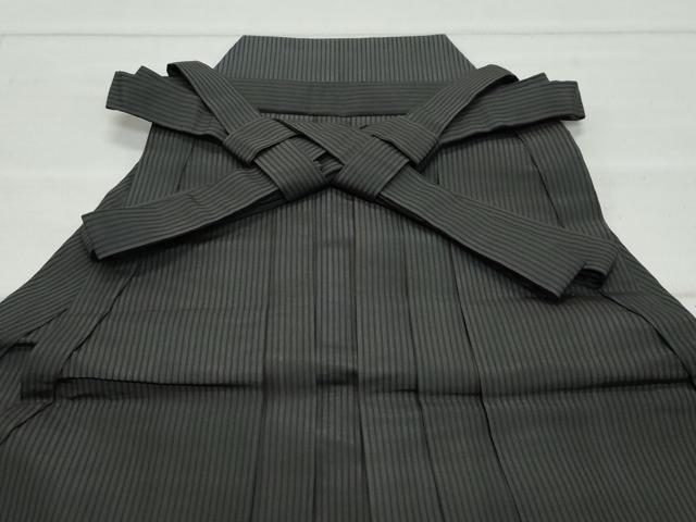 平和屋着物●男性　馬乗り袴　間道　正絹　逸品　CAAX1108vf