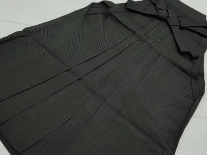 平和屋着物●男性　馬乗り袴　間道　正絹　逸品　CAAX1108vf
