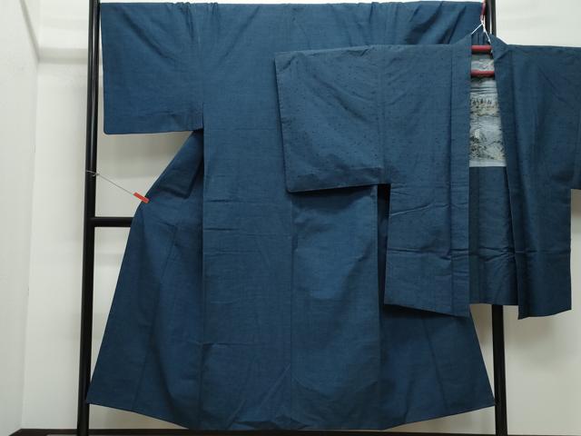 平和屋着物●男性 紬 髭紬・羽織セット 褐返色 正絹 逸品 CAAX1111vf