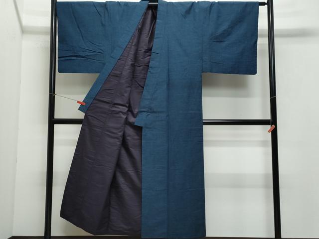 平和屋着物●男性 紬 髭紬・羽織セット 褐返色 正絹 逸品 CAAX1111vf