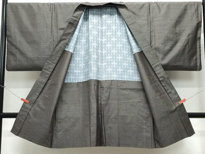 平和屋着物●男性 本場大島紬 アンサンブル 吉祥文 正絹 逸品 CAAX1114vf