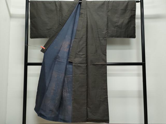 平和屋着物●男性　本場大島紬　アンサンブル　100亀甲　総詰め　正絹　逸品　未使用　CAAX1115vf