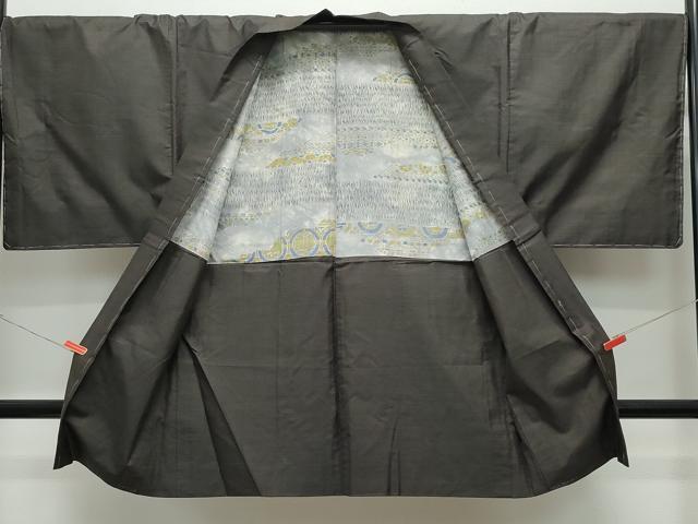 平和屋着物●男性　本場大島紬　アンサンブル　100亀甲　総詰め　正絹　逸品　未使用　CAAX1115vf