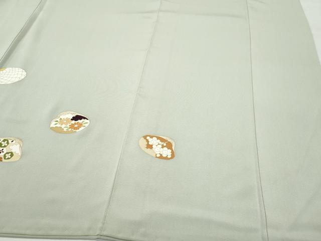 平和屋着物●銀座　志ま亀　訪問着　貝桶人物文　金彩　正絹　逸品　CAAX1122vf