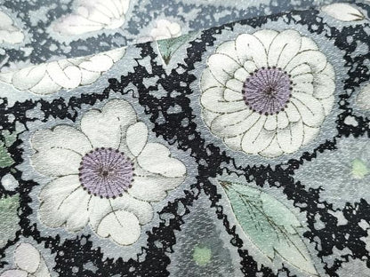 平和屋着物●吉乃一廉　幻の辻が花　訪問着　銀通し地　正絹　逸品　CAAX1139vf