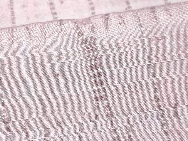平和屋着物●上質な紬　作家物　杢目絞り　正絹　逸品　CAAX1142vf