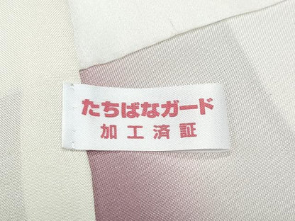 平和屋着物●上質な紬　作家物　杢目絞り　正絹　逸品　CAAX1142vf
