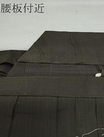 平和屋着物●男性　馬乗り袴　霞文　正絹　逸品　CAAX1155vf